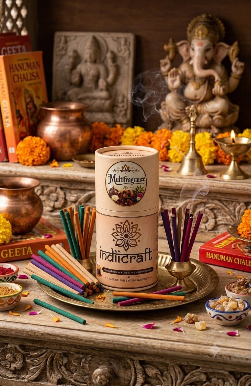 Indicraft.co Dhoop Sticks for Puja - Multi fragrance — view 2